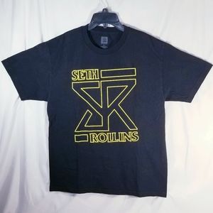 WWE 2016 Seth Rollins logo tshirt. Size: Large